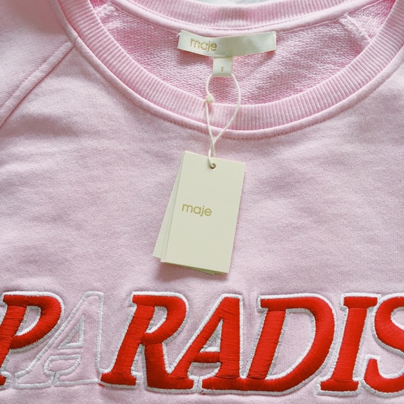 Maje Talina Embroidered Sweatshirt - Picture 3 of 3